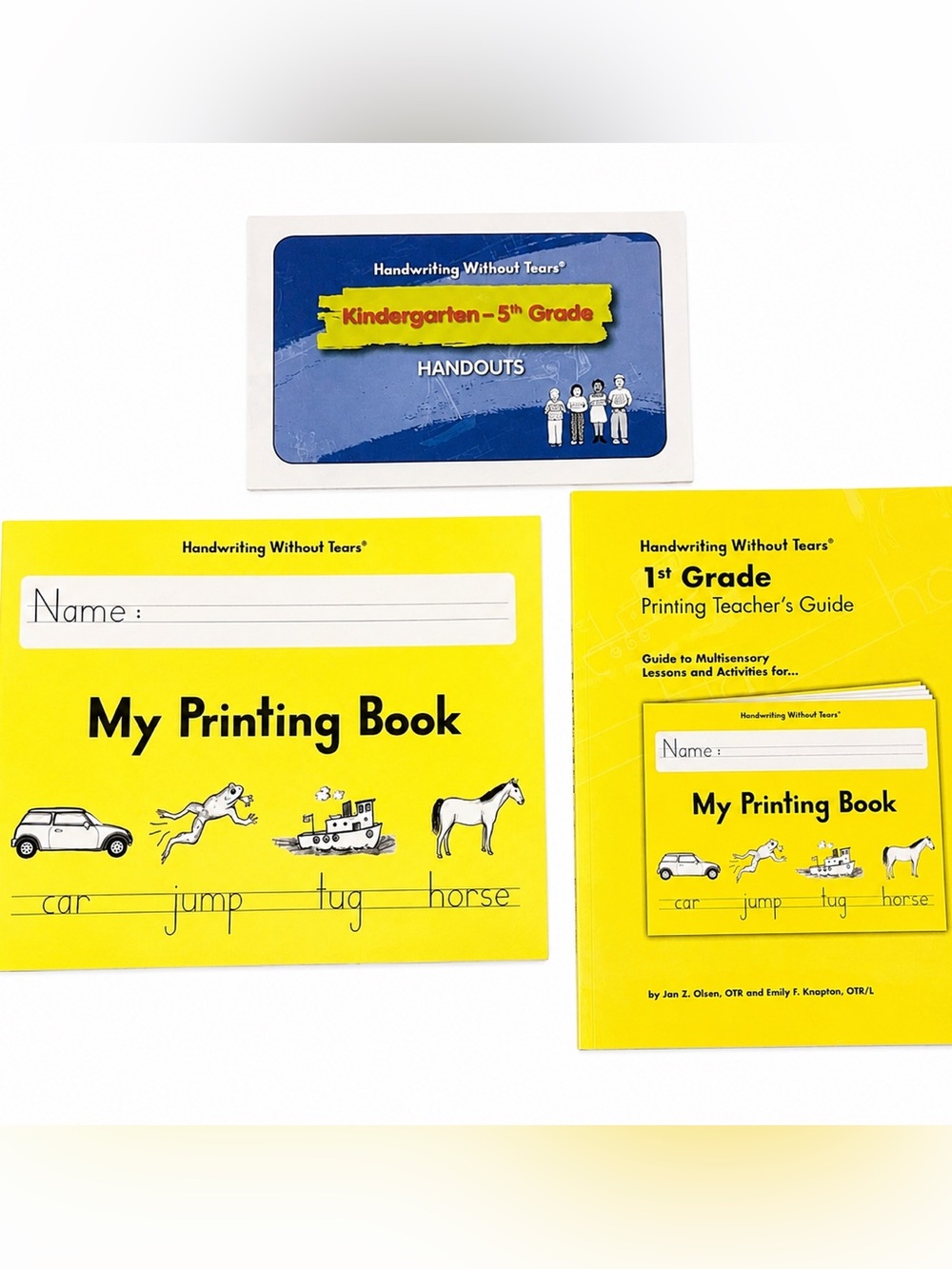 Handwriting Without Tears Teacher Guide & Workbook Bundle K-5 Printing & Cursive - Picture 2 of 5